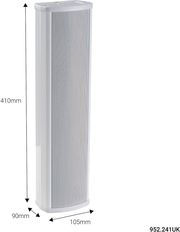 ADASTRA SC16V ΕΠΙΤΟΙΧΙΑ ΗΧΟΣΤΗΛΗ 4X 2.5'' 16W RMS WHITE (ΤΕΜΑΧΙΟ)