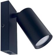 GEYER ΕΠΙΤΟΙΧΟ SPOT 1XGU10 ΜΕ ΔΙΑΚΟΠΤΗ ΜΑΥΡΟ