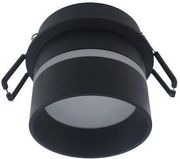 GEYER SPOT ΣΤΡΟΓΓΥΛΟ R75 UGR<16 GU10 ΜΑΥΡΟ