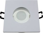 GEYER ΤΕΤΡΑΓΩΝΟ SPOT S65 GU10 ΛΕΥΚΟ