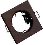 GEYER ΤΕΤΡΑΓΩΝΟ SPOT GU10 ΜΑΥΡΟ MATT