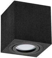 GEYER ΕΠΙΤΟΙΧΟ SPOT ΤΕΤΡΑΓΩΝΟ GU10 ΜΑΥΡΟ