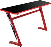 WHITE SHARK WHITE SHARK GAMING Z-SHAPED DESK FRAME WITH DESKTOP BOARD BLACK RED GD-ZZ-RED