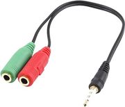 WHITE SHARK WHITE SHARK HEADSET CABLE 3,5MM X 2F.3PIN - 3,5MM M.4PIN 0,2M WS-354P-2X35