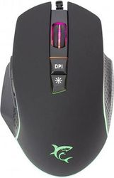 WHITE SHARK RGB GAMING MOUSE GARETH 6400 DPI BLACK GM-5009B