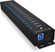 ICY BOX ICY BOX 17-PORT USB 3.2 HUB BLACK IB-HUB1717-U3