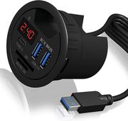 ICY BOX ICY BOX 3-PORT LED DESK HUB AND CARD READER IB-HUB1404