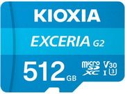 KIOXIA KIOXIA 4K MICRO SD 512GB WITH ADAPTER UHS I U3 V30 LMEX2L512GG2