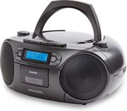 AIWA PORTABLE CD/MP3/USB/TAPE/BT WITH FM PLL RADIO BLACK BBTC-550BK