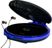 AIWA PORTABLE CD PLAYER WITH EARPHONES BLUE PCD-810BL