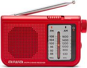 AIWA POCKET AM/FM RADIO WITH DUAL ANALOG TUNER RED RS-55/RD