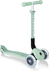 GLOBBER SCOOTER JUNIOR FOLDABLE ECO LIGHTS PISTACHIO (692-505)