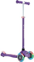 GLOBBER SCOOTER PRIMO PLUS LIGHTS PURPLE (442-603-4)