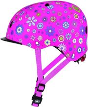 GLOBBER ΚΡΑΝΟΣ ELITE LIGHTS XS/S (48-53CM) DEEP PINK FLOWERS (507-110)