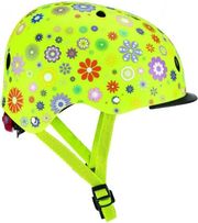 GLOBBER ΚΡΑΝΟΣ ELITE LIGHTS XS/S (48-53CM) LIME GREEN FLOWERS (507-106)