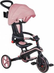 GLOBBER ΤΡΙΚΥΚΛΟ TRIKE EXPLORER FOLDABLE 4 IN 1 PASTEL PINK (732-210)