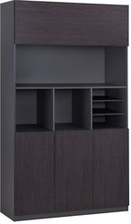 HM ΒΙΒΛΙΟΘΗΚΗ ΓΡΑΦΕΙΟΥ ΕΠΑΓΓΕΛΜΑΤΙΚΗ ROSEWOOD HM2088 120Χ40Χ200Υ ΕΚ.