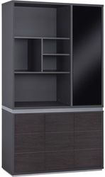 HM ΒΙΒΛΙΟΘΗΚΗ ΓΡΑΦΕΙΟΥ ΕΠΑΓΓΕΛΜΑΤΙΚΗ ROSEWOOD HM2091R 120Χ40Χ200Υ ΕΚ.