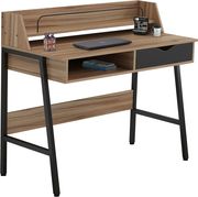 ΓΡΑΦΕΙΟ OLIVIER HM2129.02 ΜΕΛΑΜΙΝΗ ΣΕ ΚΑΡΥΔΙ-ΜΑΥΡΟ-ΜΑΥΡΟΣ ΜΕΤΑΛΛΙΚΟΣ ΣΚΕΛΕΤΟΣ 104x48x89Υεκ