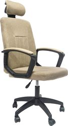 HM ΚΑΡΕΚΛΑ ΓΡΑΦΕΙΟΥ NIMBLE HM1199.13 ΜΠΕΖ ΥΦΑΣΜΑ-ΜΑΥΡΟΣ ΣΚΕΛΕΤΟΣ&amp;ΒΑΣΗ NYLON 51X61X130ΥΕΚ