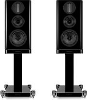 WHARFEDALE WHARFEDALE AURA 2 HIGH GLOSS BLACK + STANDS (ZΕΥΓΟΣ)