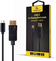 CABLEXPERT USB-C TO DISPLAYPORT-MALE ADAPTER 4K 60HZ 2M BLACK RETAIL PACK A-CM-DPM-01
