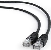 CABLEXPERT CAT5E UTP PATCH CORD BLACK 7.5M PP12-7.5M/BK