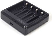 ENERGENIE ENERGENIE USB BATTERY CHARGER FOR AA/AAA BATTERIES BLACK BC-USB-03