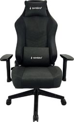 GEMBIRD GEMBIRD GAMING CHAIR WITH BACK AND NECK PILLOWS BLACK GC-02-BL