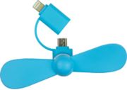 GRAB N GO GRAB N GO 2 IN 1 MINI FAN FOR SMARTPHONES BLUE GNG-151