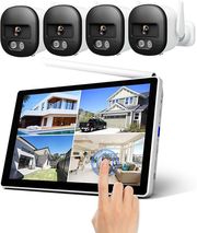 SRIHOME 5MP HD WIRELESS NVR WITH 4 IP CAMERAS &amp; TOUCH SCREEN NVS010-4IPC056