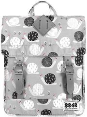 8848 8848 BACKPACK FOR CHILDREN WITH SNAILS PRINT GREY 440-055-001
