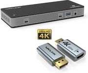 WAVLINK WAVLINK THUNDERBOLT 3 DOCKING STATION WITH CHARGE PD 60W WITH DP TO HDMI 4K 60HZ ADAPTER WL-UTD21H