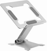GEMBIRD FOLDABLE NOTEBOOK RISER STAND SILVER NBS-D1-03