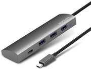 WAVLINK WAVLINK SUPERSPEED USB 3.0 TYPE C 4-PORT ALUMINUM HUB WL-UH3047C1