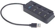 GEMBIRD GEMBIRD 4-PORT USB HUB (1XUSB3.1+3XUSB2.0) WITH SWITCHES UHB-U3P1U2P3P-01