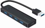 GEMBIRD 4-PORT USB 3.1 (GEN 1) HUB BLACK UHB-U3P4P-02