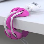 GRAB N GO GRAB N GO SILICONE CABLE HOLDER PINK GNG-159