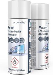 GEMBIRD FOAM LCD CLEANING KIT (FLAMMABLE) 400ML CK-LCD-08