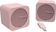 SONIC GEARS SONIC GEAR BLUETOOTH 5.2 SPEAKERS 2.0 BLUE CUBE PEACH BCP