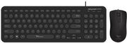 ALCATROZ ALCATROZ WIRED MOUSE AND KEYBOARD JELLYBEAN U2000 BLACK U2000B