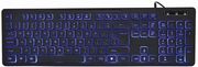 GEMBIRD 3-COLOR BACKLIGHT KEYBOARD BLACK KB-UML3-02