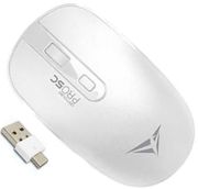 ALCATROZ WIRELESS TWO WAY DONGLE (USB+TYPE-C) SILENT MOUSE WHITE AM5CW