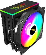 ARMAGGEDDON ARGB SILENT 12CM CPU COOLING FAN 6 HEAT PIPES BLACK BLIZZARD3-B