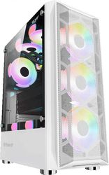 ARMAGGEDDON ARMAGGEDDON GAMING PC CASE DUAL CHAMBER WITH 3 ARGB FANS TRITRON 2 WHITE TRITRON2-W