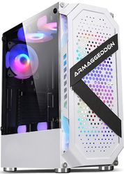 ARMAGGEDDON GAMING PC CASE WITH 4 ARGB FANS TRITRON PRO 200 WHITE TRITRON200PRO-W
