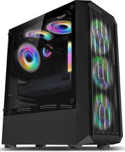 ARMAGGEDDON GAMING PC CASE WITH 4 ARGB FANS TRITRON PRO 100 BLACK TRITRON100PRO-B