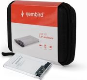 GEMBIRD USB 3,0 2,5' ENCLOSURE FOR 9,5MM DRIVE TRANSPARENT PLASTIC EE2-U3S9-6