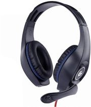 REFURBISHED GEMBIRD GAMING HEADSET WITH VOLUME CONTROL PC/PS4 BLUE-BLACK REFURBISHED REF-GHS-05-B