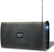 SONIC GEARS SONICGEAR SONICGO RDO 30X BLUETOOTH PORTABLE FM SPEAKER GREY SONICGORDO30XGR